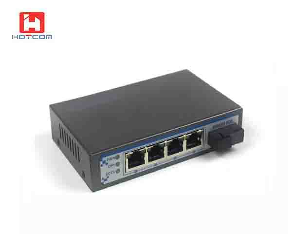 4Port 10/100M PoE+1Port 100M Fiber Ethernet Switch