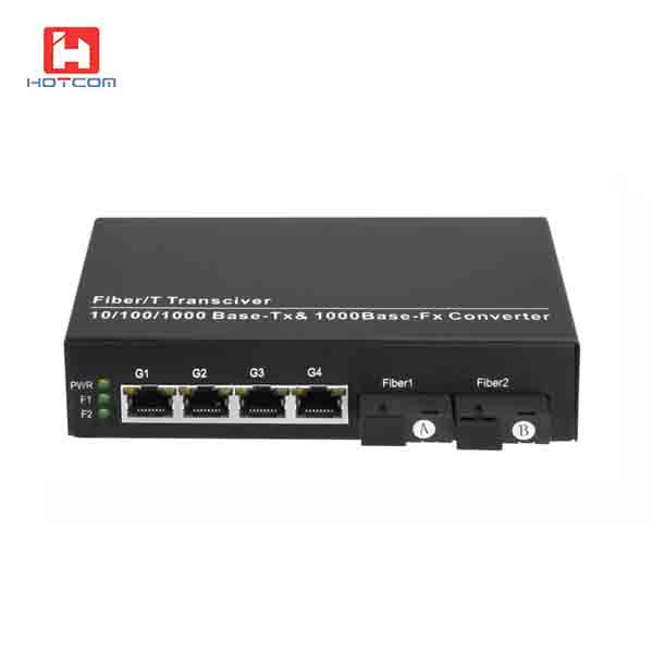 4GE+2GF Ring Recovery Ethernet Switch