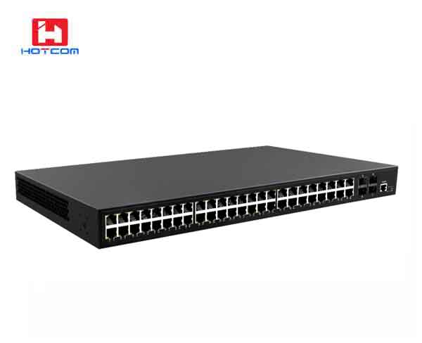 New Product Listing:48-port GE+4-port 10G SFP+ Layer 3 Managed PoE Switch