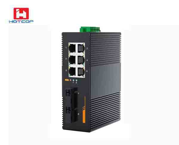 Industrial 6x10/100Base-Tx To 2*100Base-Fx Ethernet Switch