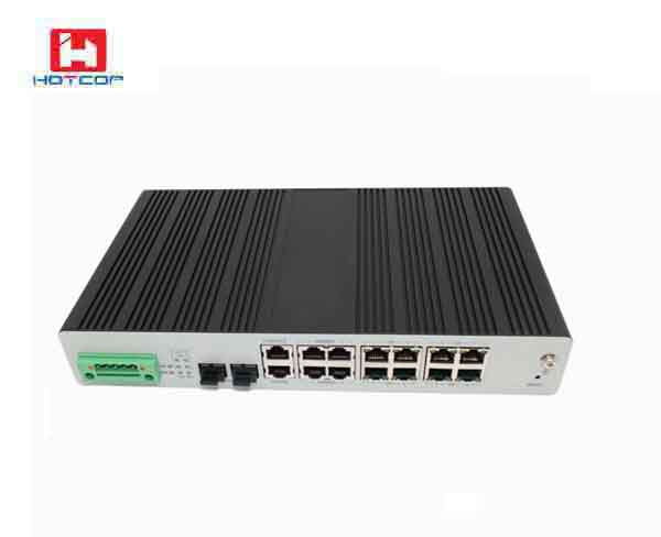 Industrial Dual PON port EPON ONU with 4GE+4RS232/422/485