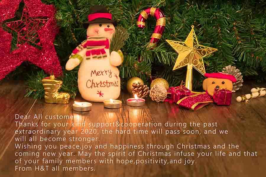 Merry Christmas greeting from H&T